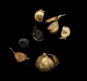 fermented black garlic